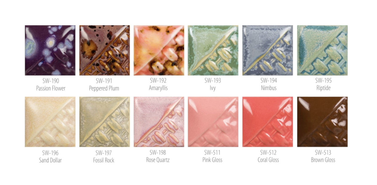 Mayco Stoneware Sır Yeni Renkler