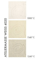 Ateliermasse Weiss 4020 Stoneware Çamuru